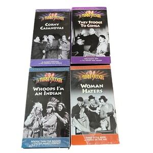 The Three Stooges Corny Casanovas‎ They Stooge To Conga Vintage Classic Set 4